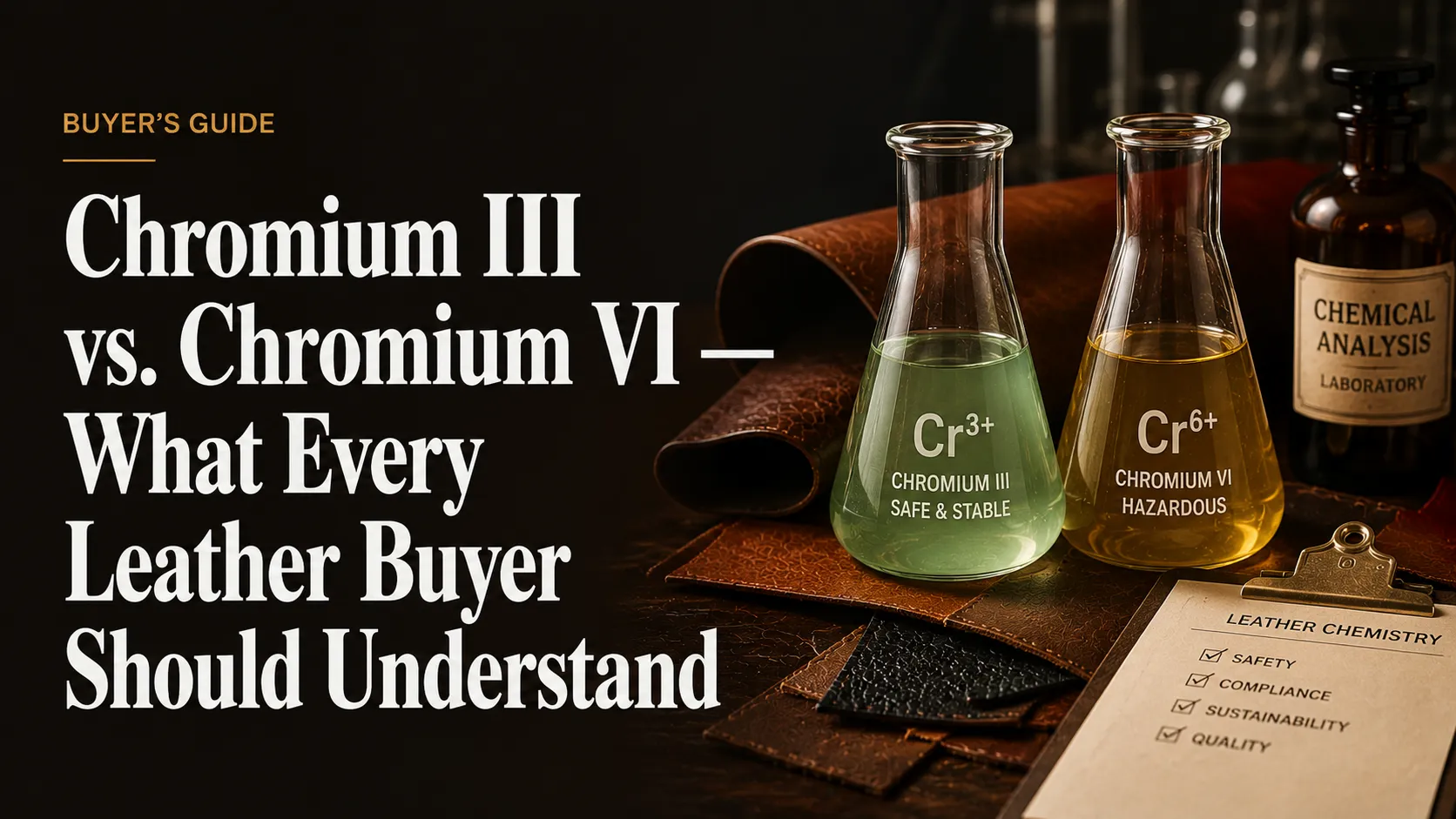 Chromium III vs. Chromium VI — What Every Leather Buyer Should Understand