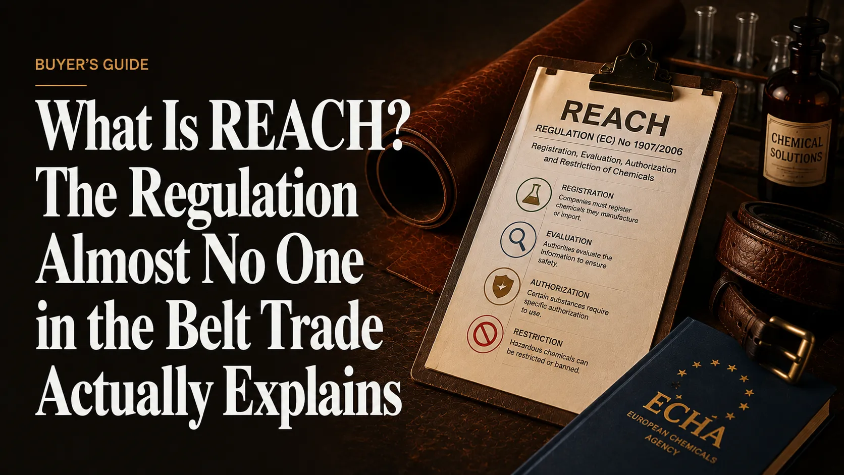 What Is REACH? The Regulation Almost No One in the Belt Trade Actually Explains
